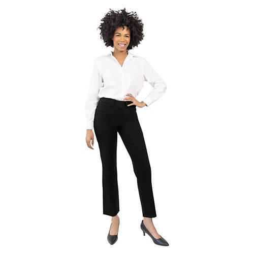 Ladies Straight Jeggings - Black, XL
