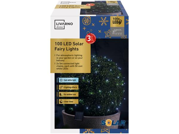 100 LED Solar Fairy Lights