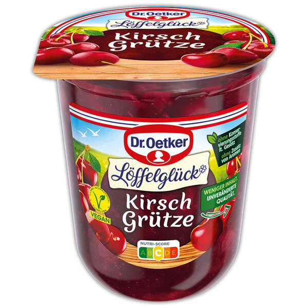 Löffelglück Rote Grütze / Kirsch Grütze