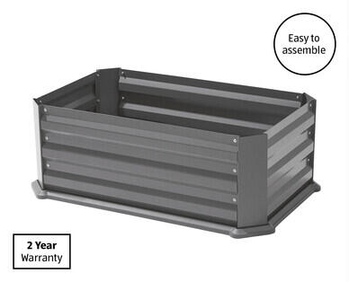 Grey Vegetable Garden Bed with Base