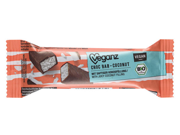 Veganz Bio Choc Bar Coconut