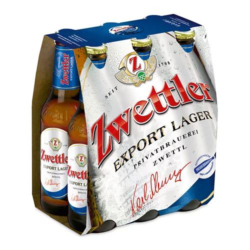 Zwettler Export Lager Flasche