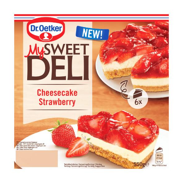 DR.OETKER 	 				Strawberry cheesecake