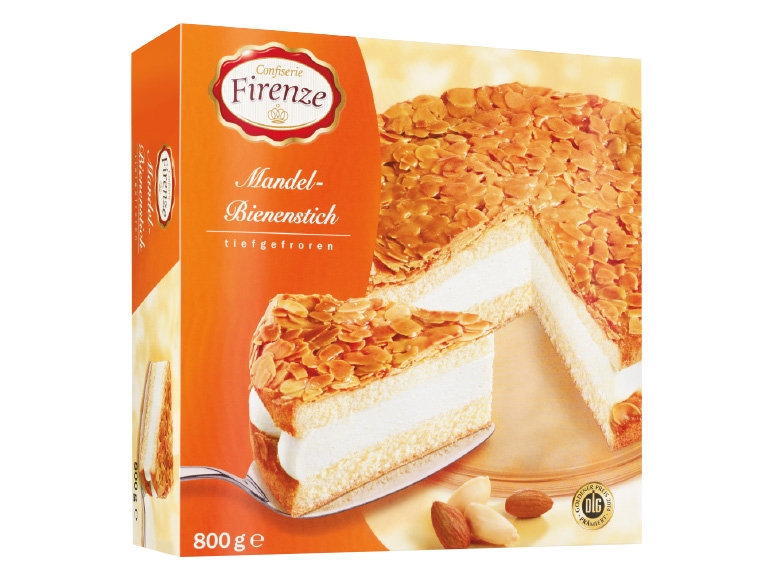 CONFISERIE FIRENZE Mandel-Bienenstich-Torte