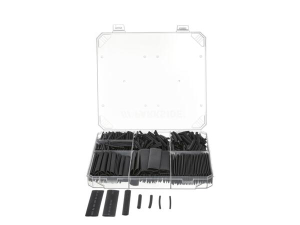 Assorted washers, shrink tubing or hose clips