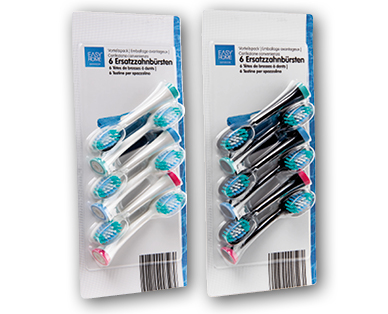 Brossettes de rechange pour brosse à dents sonique EASY HOME(R)