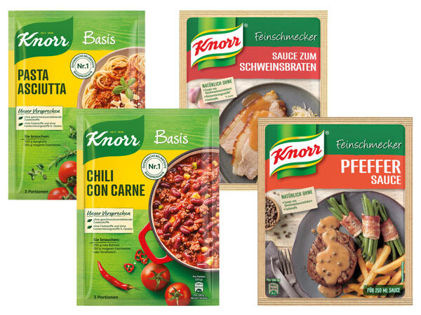 Knorr Basis oder Feinschmecker-Sauce