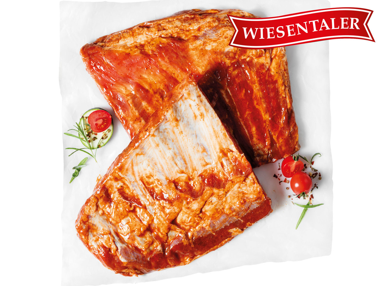 WIESENTALER Österreichische XXL BBQ-Ribs mariniert