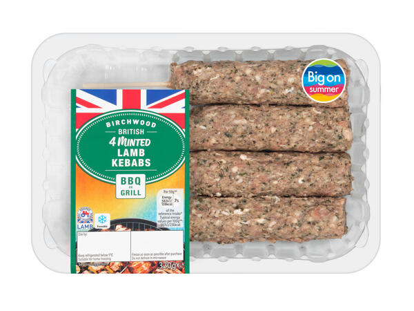 Birchwood 4 Minted Lamb Kebabs