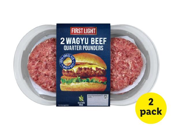 First Light 2 Wagyu Beef Quarter Pounders