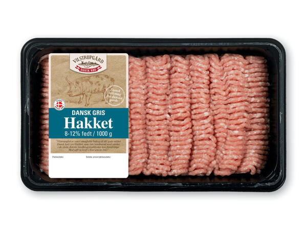 Dansk hakket grise- eller kyllingekød