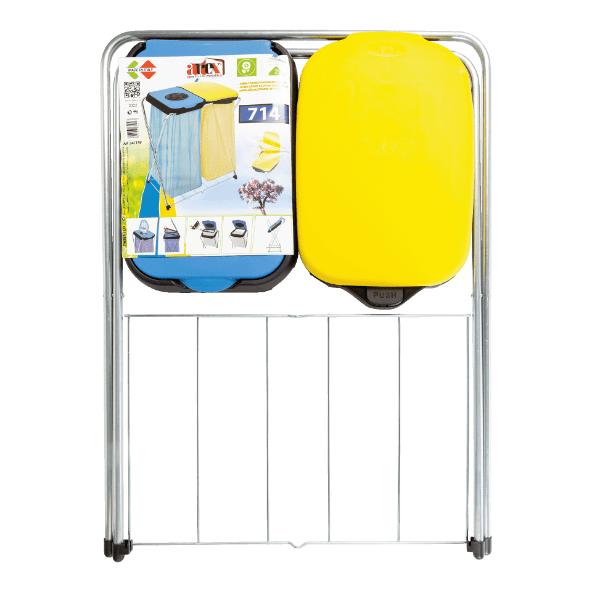 Double porte-sac poubelle