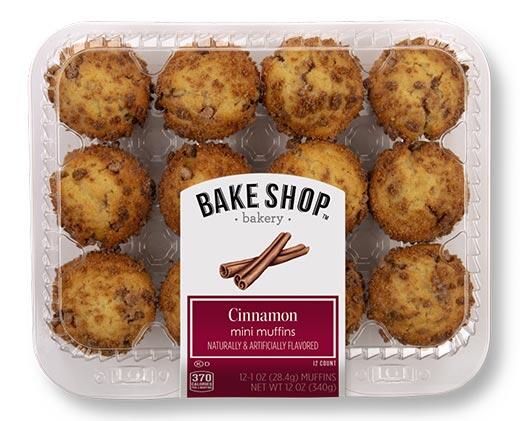 Bake Shop 
 Pineapple Coconut or Cinnamon Mini Muffins