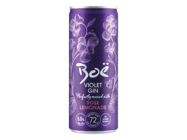 Boë Violet Gin And Rose Lemonade, 5.5%