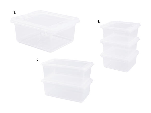 Boîtes transparentes