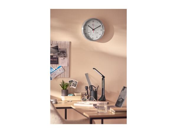 White Radio-Controlled Wall Clock