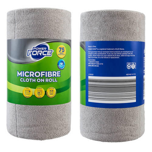 Microfibre Cloth On Roll 75 Pack