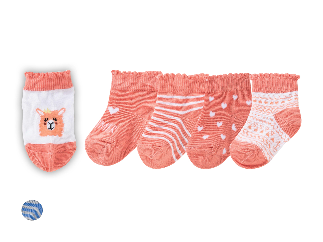 Socquettes pour bébé, 5 paires1