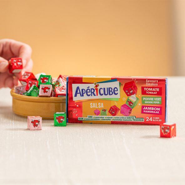 APÉRICUBE(R) 				Petits fromages apéritifs Salsa