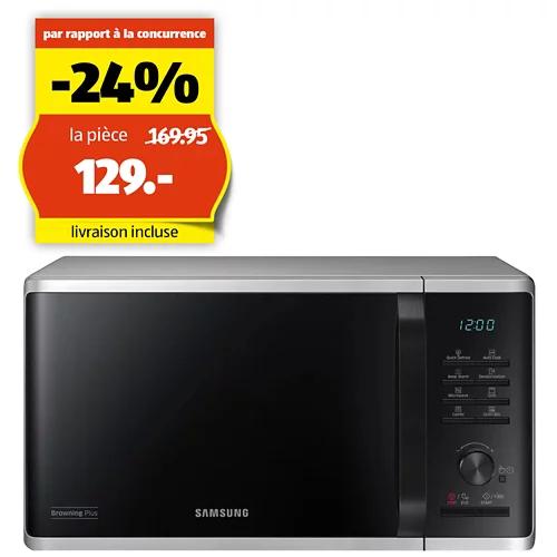 SAMSUNG Micro-ondes Solo MW3500, argenté, MS23K3515AS/SW