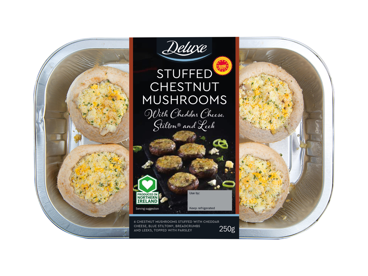 Mushrooms Stilton & Leek