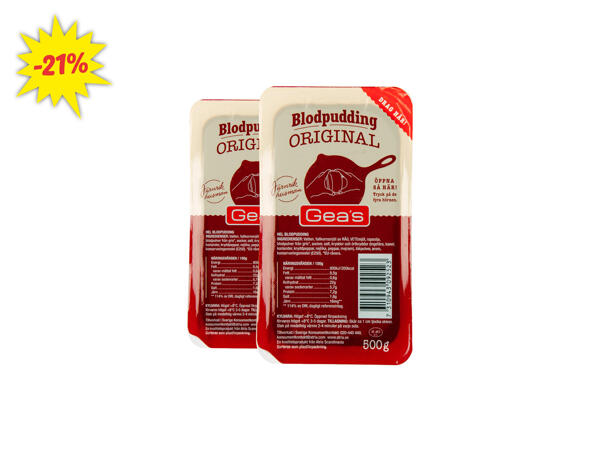 Geas blodpudding