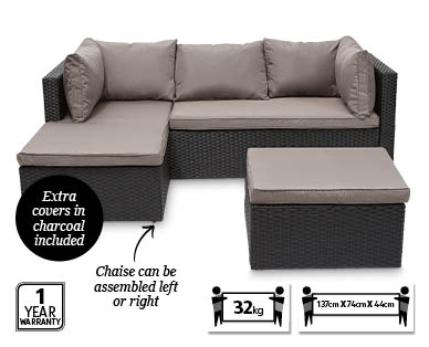 Corner Wicker Setting