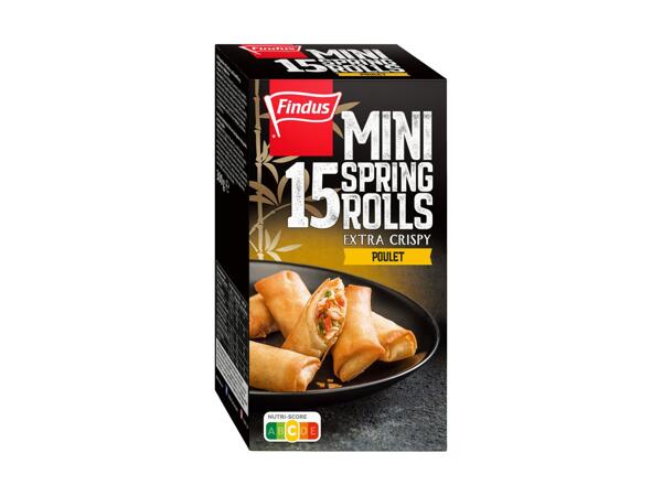 Mini rouleaux de printemps au poulet Findus
