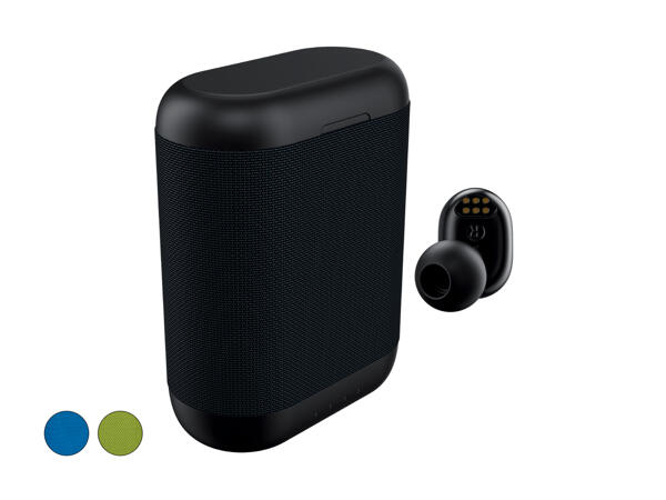 Bluetooth(R)-Kopfhörer mit Lautsprecherbox