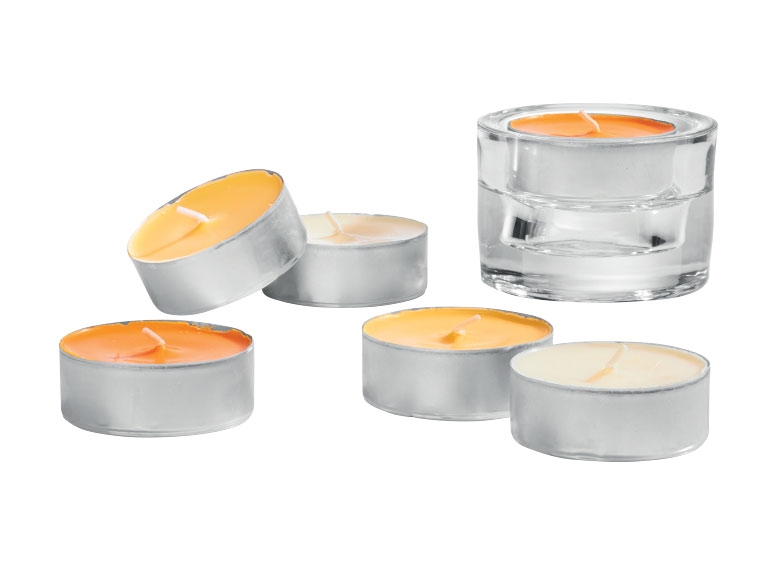MELINERA Tea Light Holder or Citronella Scented Candles