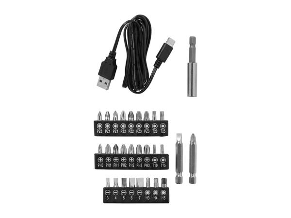 Parkside 4V Cordless Screwdriver With Exchangeable Attachments