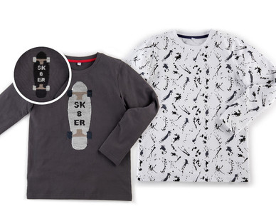 KIDZ ALIVE Kinder-Langarmshirt, Doppelpkg.