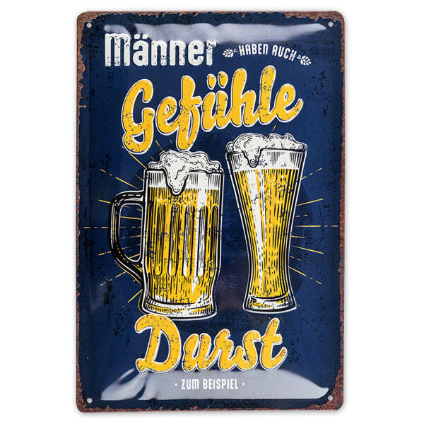 Metall-Dekoschild
