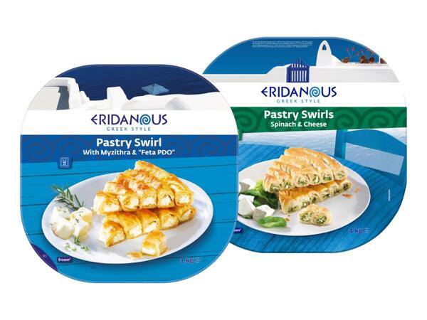 Phyllo Pastry Swirls or Puff Pastry Swirls