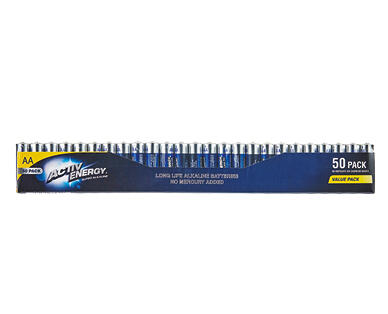 Alkaline Batteries AA 50pk