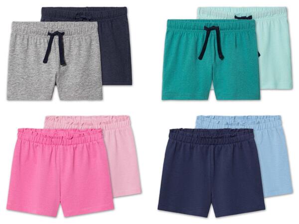 Kleinkinder Shorts, 2 Stück