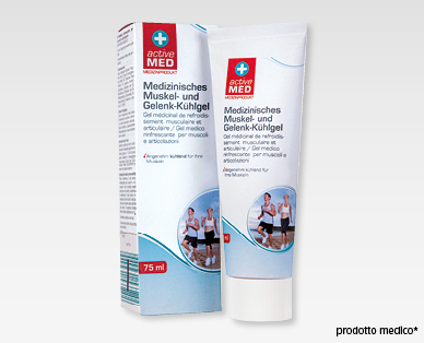 Gel medico rinfrescante per muscoli e articolazioni ACTIVE MED