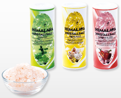 Cristalli di sale dell'Himalaya