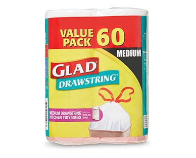 GLAD Drawstring Kitchen Tidy Bags