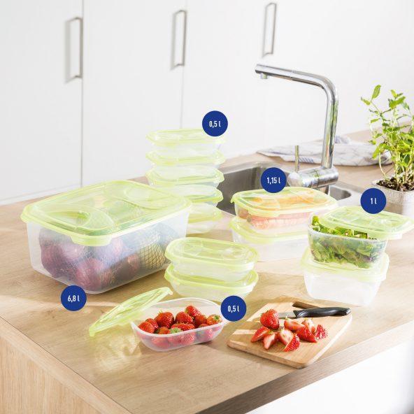 Ensemble de boîtes fraîcheur, 13 pcs