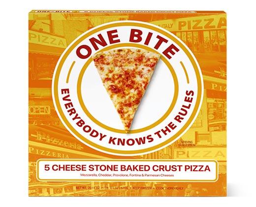 Barstool Sports One Bite 
 Stone Baked Crust 5 Cheese Pizza