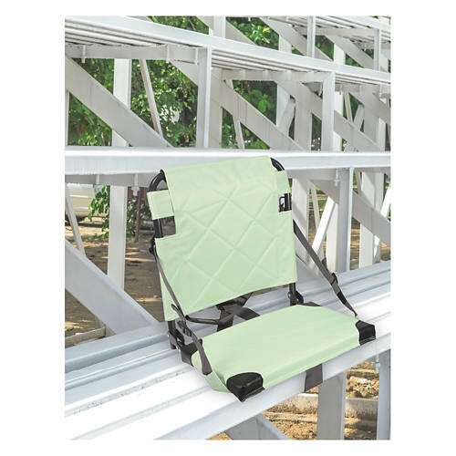 Folding Quilted Stadium Seat, Green