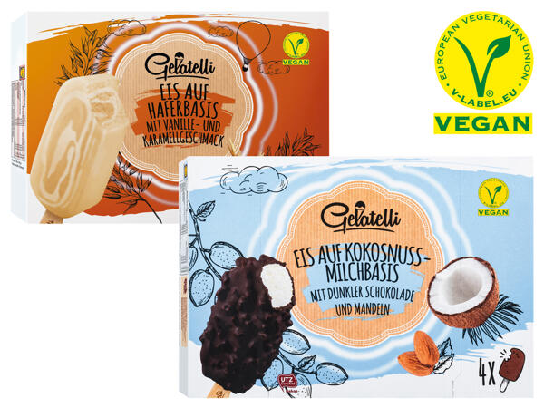 Veganes Stieleis