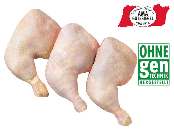 Frische Hendlkeulen