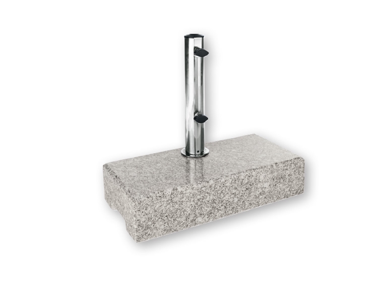 FLORABEST(R) 25Kg Granite Parasol Stand 45 x 22 x 10cm