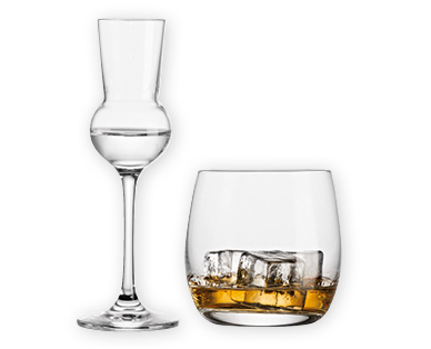 Lot de verres à grappa/whisky, 6 pièces CROFTON(R)