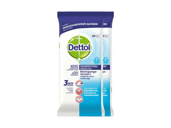 Lingettes désinfectantes Dettol