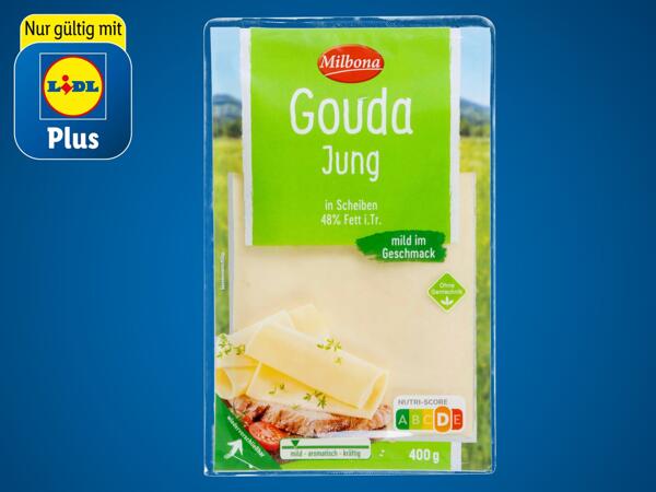 Gouda in Scheiben