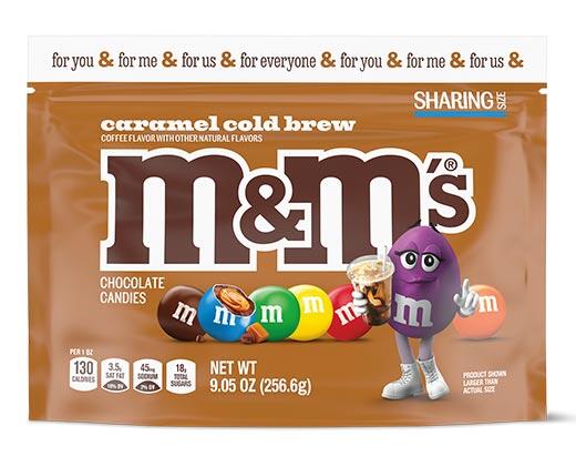 M&M's Caramel Cold Brew Sharing