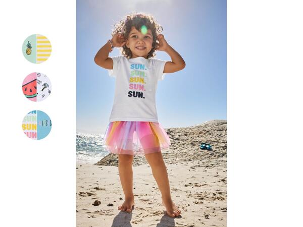 Girls' t-shirt, 2 pieces